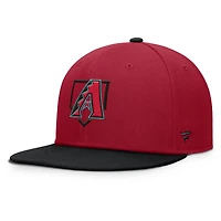 Casquette Snapback Fanatics rouge/noire Arizona Diamondbacks Batter's Box pour homme