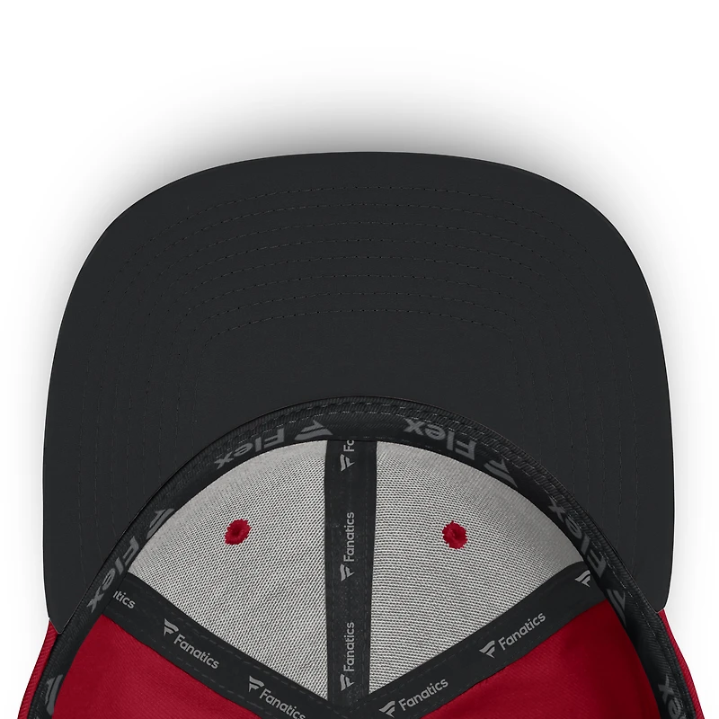 Casquette structurée Jammed Flex rouge et blanche Arizona Diamondbacks de Fanatics pour homme