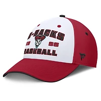 Men's Fanatics Red/White Arizona Diamondbacks Jammed Structured Flex Hat