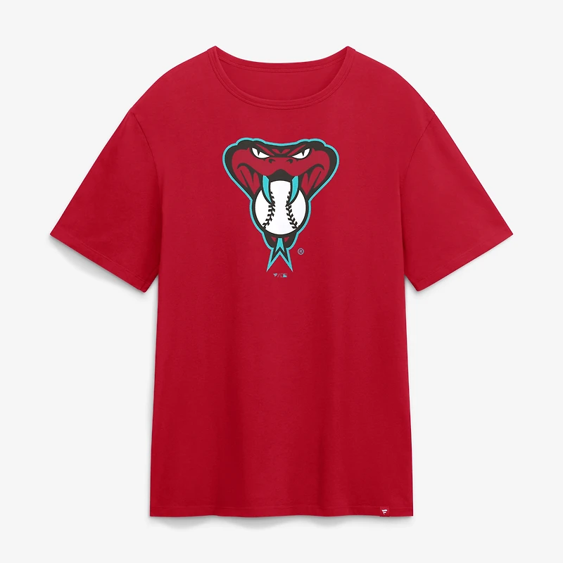 T-shirt Fanatics rouge pour homme, logo alternatif des Arizona Diamondbacks, collection Legacy