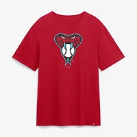 T-shirt Fanatics rouge pour homme, logo alternatif des Arizona Diamondbacks, collection Legacy