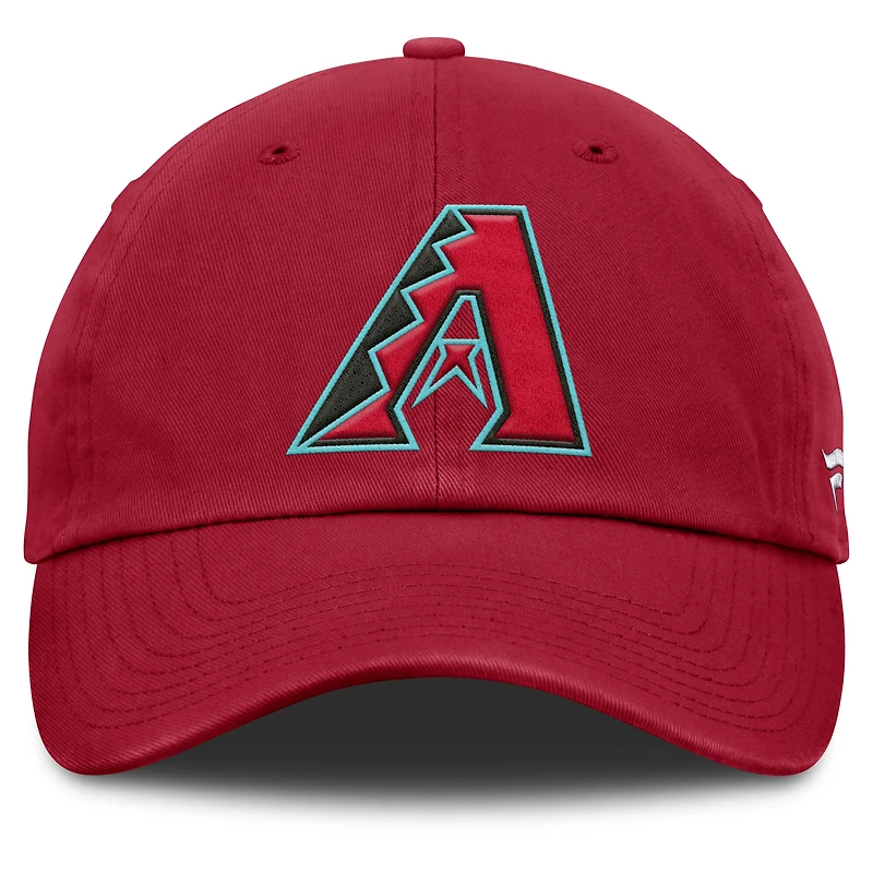 Casquette ajustable Core Red Arizona Diamondbacks pour hommes de Fanatics