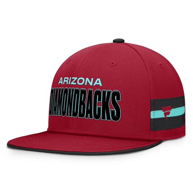 Men's Fanatics Red Arizona Diamondbacks Pick Off Fitted Hat