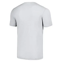 T-shirt triple mélange avec logo dessiné à la main des Diamondbacks de l'Arizona gris Hommage pour hommes