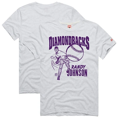 T-shirt graphique hommage Randy Johnson Ash, joueur des Diamondbacks de l'Arizona, pour homme