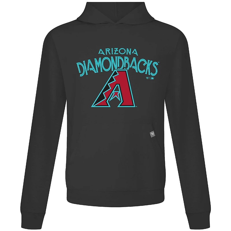 Men's Levelwear Black Arizona Diamondbacks Accolade Relay Mission Pullover Hoodie
