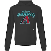 Men's Levelwear Black Arizona Diamondbacks Accolade Relay Mission Pullover Hoodie