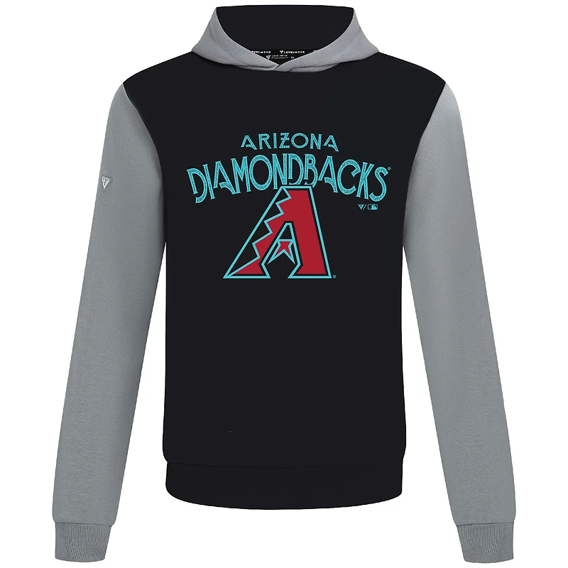 Sweat à capuche noir Levelwear pour homme des Diamondbacks de l'Arizona Accolade Ultimate Mission