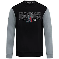 Men's Levelwear Black Arizona Diamondbacks Accolade Ultimate Textbook Pullover Sweatshirt