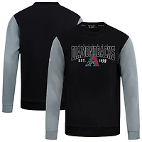 Men's Levelwear Black Arizona Diamondbacks Accolade Ultimate Textbook Pullover Sweatshirt