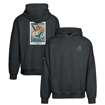 Sweat à capuche noir Levelwear pour homme Arizona Diamondbacks Contact Pro Card