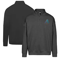Sweat-shirt à glissière quart de tour Murray la collection Cooperstown des Diamondbacks l'Arizona pour hommes Levelwear, noir