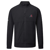 Men's Levelwear  Black Arizona Diamondbacks Form Insignia 2.0 Full-Zip Jacket