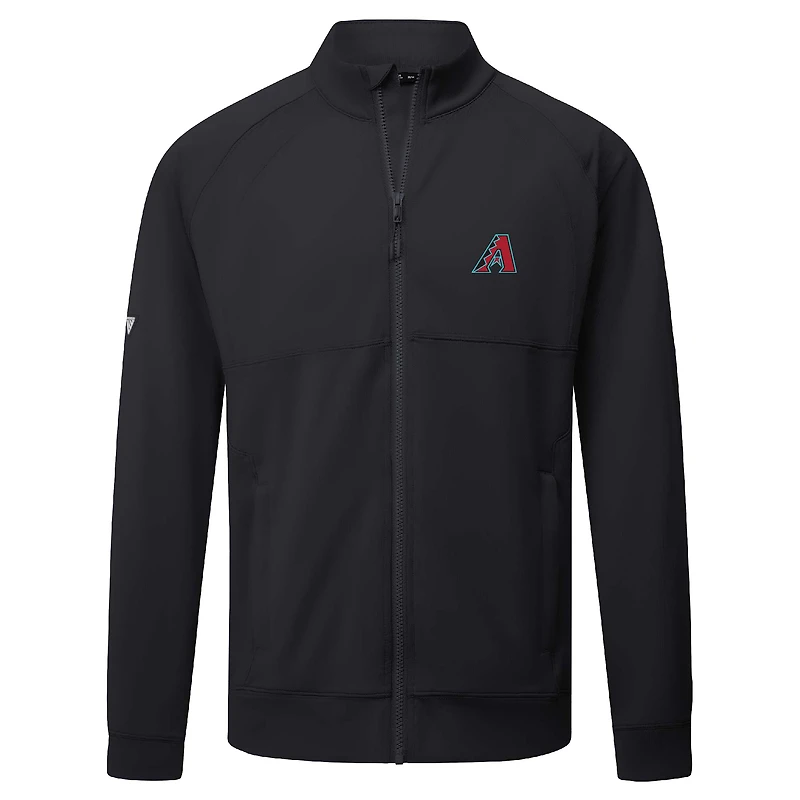 Men's Levelwear  Black Arizona Diamondbacks Form Insignia 2.0 Full-Zip Jacket