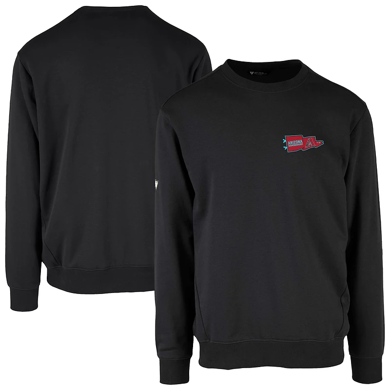 Men's Levelwear Black Arizona Diamondbacks Zane Rafters Pullover Sweatshirt