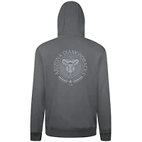 Men's Levelwear Gray Arizona Diamondbacks Podium Grain Pullover Hoodie