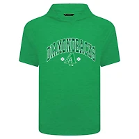 Sweat à capuche manches courtes et carreaux pour homme Levelwear Green Arizona Diamondbacks St. Patrick's Day Phase Plaid