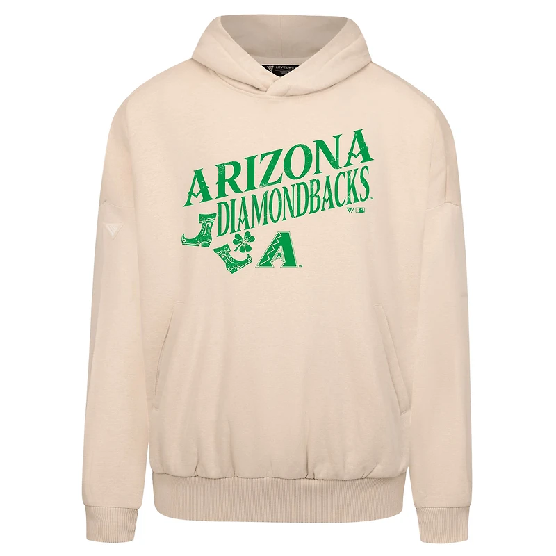 Sweat à capuche kaki pour homme Levelwear Arizona Diamondbacks St. Patrick's Day