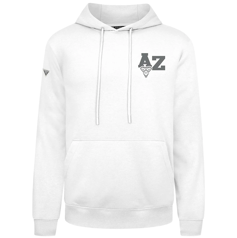 Sweat à capuche blanc Levelwear pour homme des Diamondbacks de l'Arizona Podium Valiant
