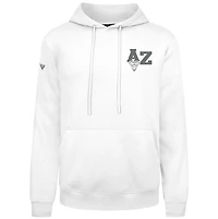 Sweat à capuche blanc Levelwear pour homme des Diamondbacks de l'Arizona Podium Valiant