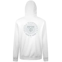 Men's Levelwear White Arizona Diamondbacks Podium Valiant Pullover Hoodie