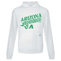 Sweat à capuche blanc pour homme Levelwear Arizona Diamondbacks St. Patrick's Day Relay Boots