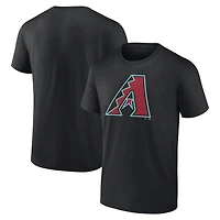 T-shirt noir pour homme avec logo officiel des Arizona Diamondbacks