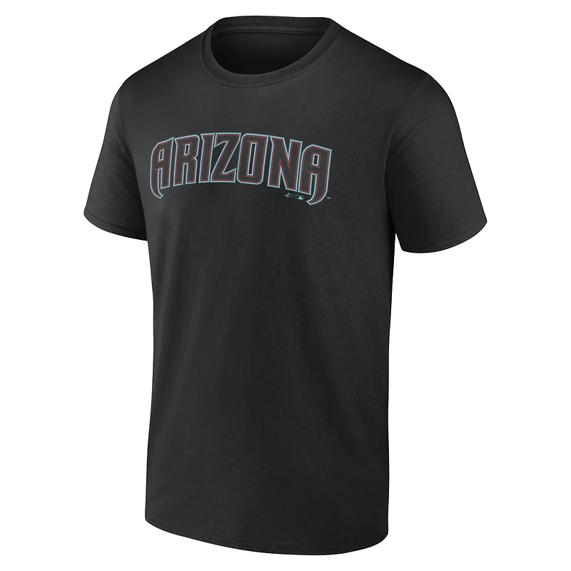 T-shirt homme rouge à logo Arizona Diamondbacks