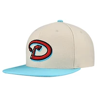 Casquette snapback basique Mitchell & Ness crème Arizona Diamondbacks pour homme