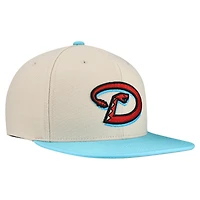 Casquette snapback basique Mitchell & Ness crème Arizona Diamondbacks pour homme