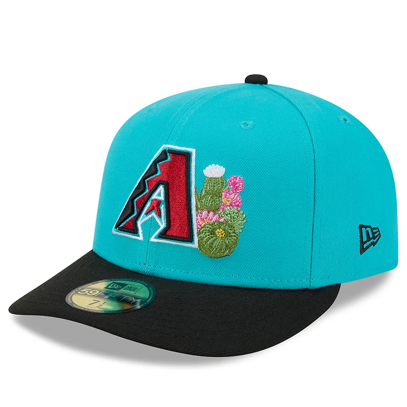Men's New Era Aqua/Black Arizona Diamondbacks 2026 Spring Training 59FIFTY Fitted Hat