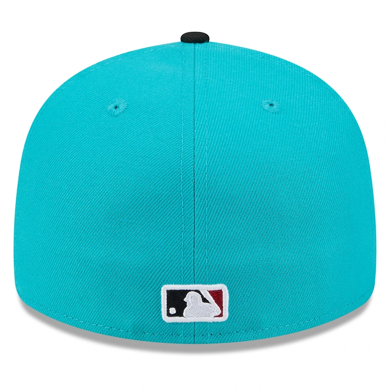 Men's New Era Aqua/Black Arizona Diamondbacks 2026 Spring Training 59FIFTY Fitted Hat