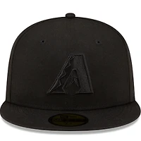 Men's New Era  Arizona Diamondbacks Black on 59FIFTY Fitted Hat