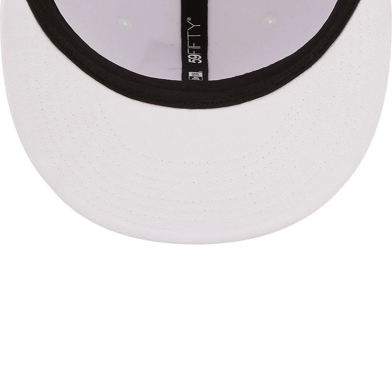 Men's New Era Arizona Diamondbacks White on 59FIFTY Fitted Hat