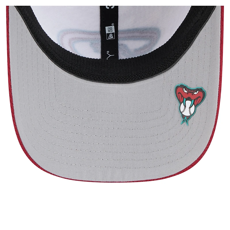 Men's New Era Black/Red Arizona Diamondbacks 2025 MLB Clubhouse 39THIRTY Flex Hat