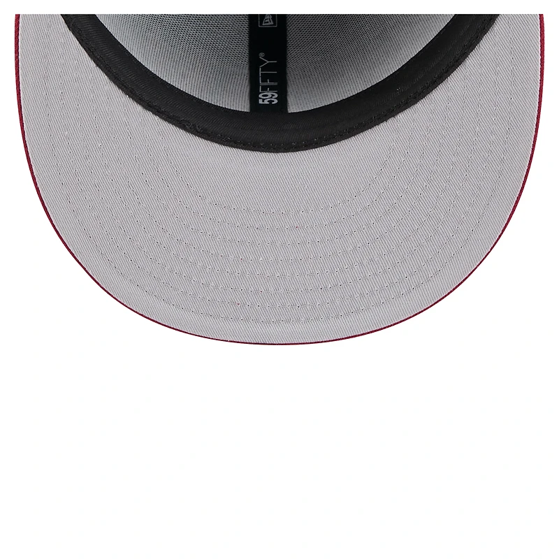 Men's New Era Black/Red Arizona Diamondbacks Retro Pattern 59FIFTY Fitted Hat