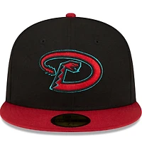 Casquette ajustée 59FIFTY On-Field Arizona Diamondbacks Home Authentic Collection New Era rouge/noir pour hommes