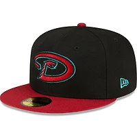 Men's New Era  Red/Black Arizona Diamondbacks Home Authentic Collection On-Field 59FIFTY Fitted Hat