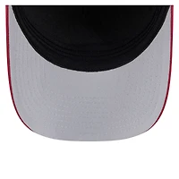 Men's New Era Black/Red Arizona Diamondbacks Rope M-Crown A-Frame 39THIRTY Flex Hat