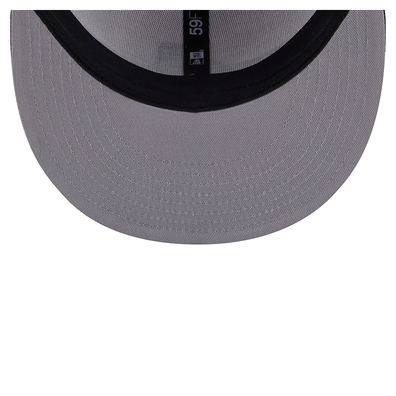 Casquette ajustée 59FIFTY Paint Stroke des Diamondbacks de l'Arizona pour homme New Era noire/blanche