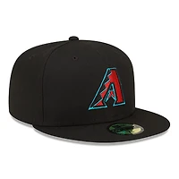 Casquette ajustée New Era Arizona Diamondbacks 2023 Alternate Authentic Collection pour homme sur le terrain 59FIFTY noire