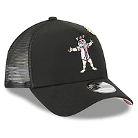 Men's New Era  Black Arizona Diamondbacks 2025 Big League Chew A-Frame 9FORTY Adjustable Trucker Hat