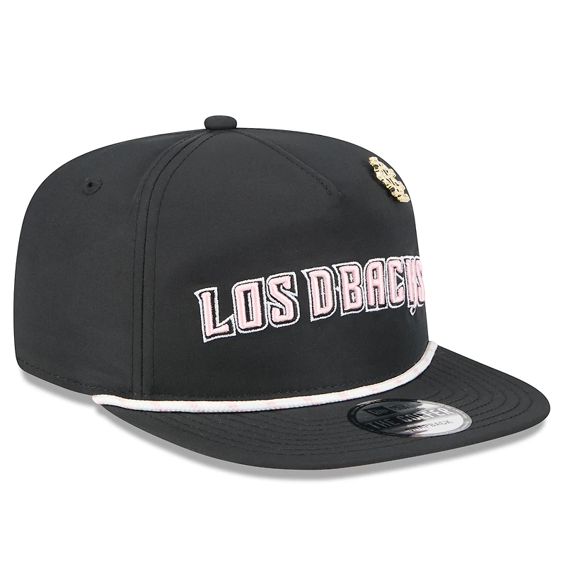 Men's New Era  Black Arizona Diamondbacks 2025 Big League Chew Golfer Snapback Hat