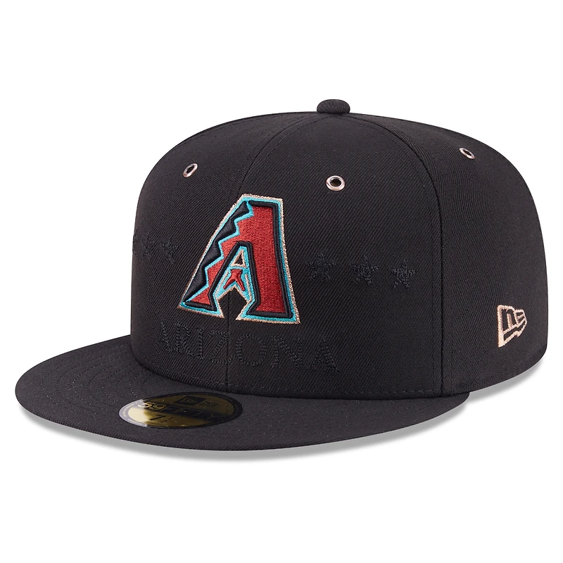 Men's New Era Black Arizona Diamondbacks 2026 MLB All-Star Game 59FIFTY Fitted Hat