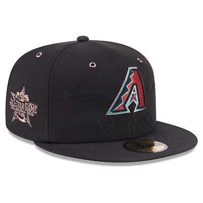 Men's New Era Black Arizona Diamondbacks 2026 MLB All-Star Game 59FIFTY Fitted Hat