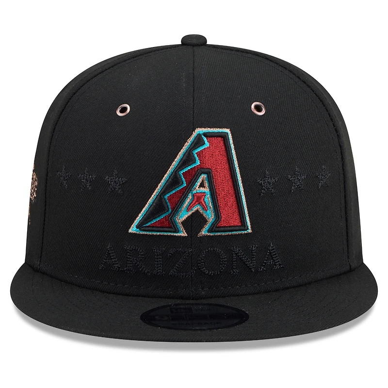 Men's New Era Black Arizona Diamondbacks 2026 MLB All-Star Game 9FIFTY Snapback Hat