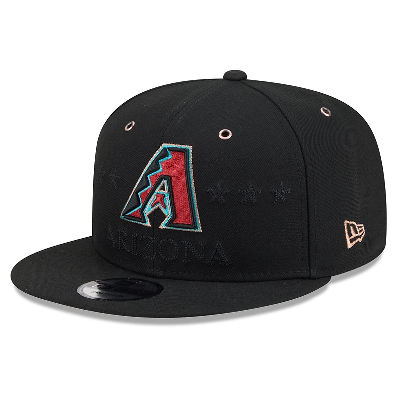 Casquette snapback New Era noire pour homme, Arizona Diamondbacks, match des étoiles de la MLB 2026, 9FIFTY