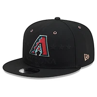 Casquette snapback New Era noire pour homme, Arizona Diamondbacks, match des étoiles de la MLB 2026, 9FIFTY