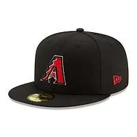 Casquette ajustée 59FIFTY 25e anniversaire des Diamondbacks de l'Arizona New Era pour homme, noire