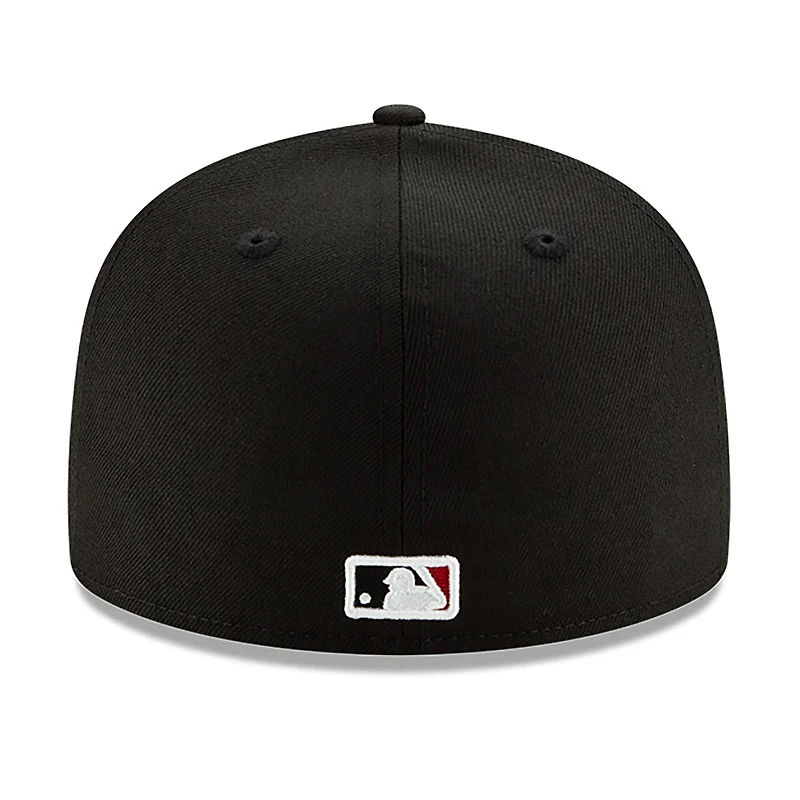 Casquette ajustée 59FIFTY 25e anniversaire des Diamondbacks de l'Arizona New Era pour homme, noire